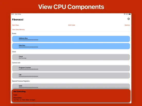 CPU Simulator iPad  Screenshots