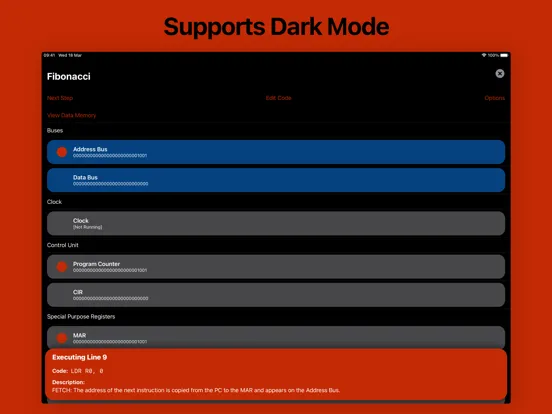 CPU Simulator iPad  Screenshots