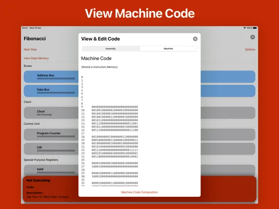 CPU Simulator iPad  Screenshots