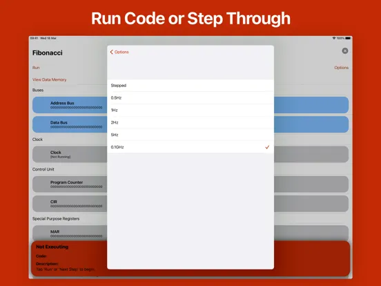 CPU Simulator iPad  Screenshots