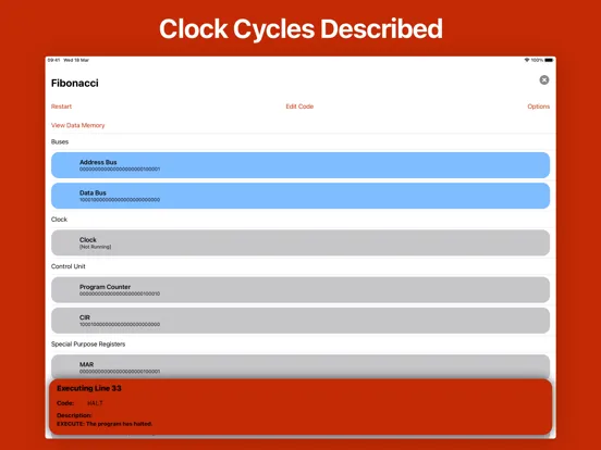 CPU Simulator iPad  Screenshots