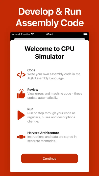CPU Simulator Screenshots