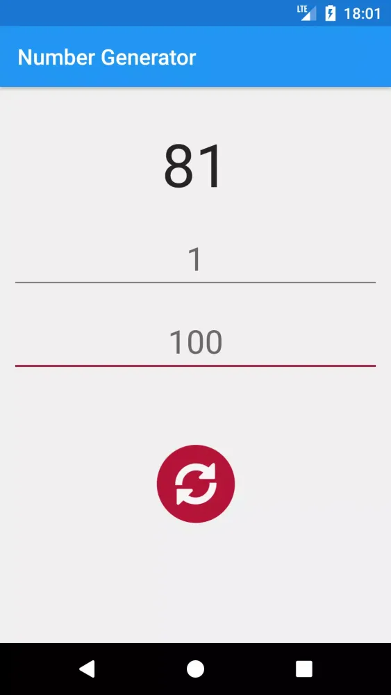 Number Generator Screenshots