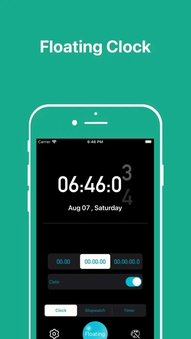 Tangkapan skrin Floating Clock-Timer&Stopwatch