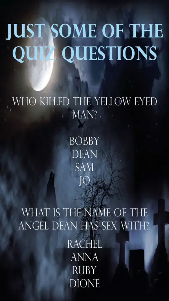 Personality Quiz for Supernatural Fans स्क्रीनशॉट