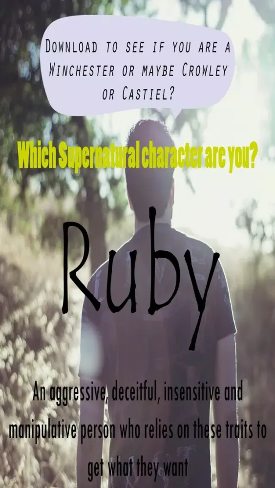 Personality Quiz for Supernatural Fans स्क्रीनशॉट