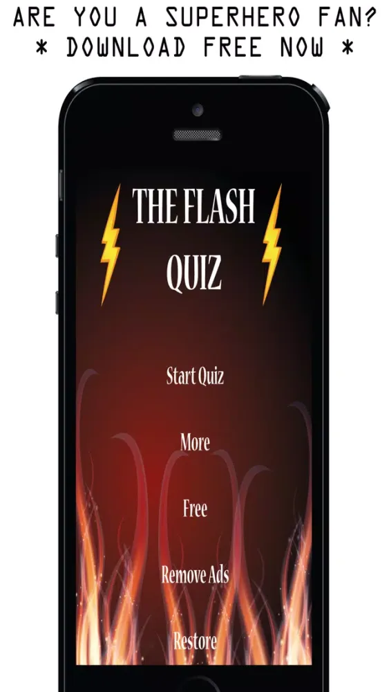 Personality Quiz for The Flash version fans plus superhero and villains应用截图