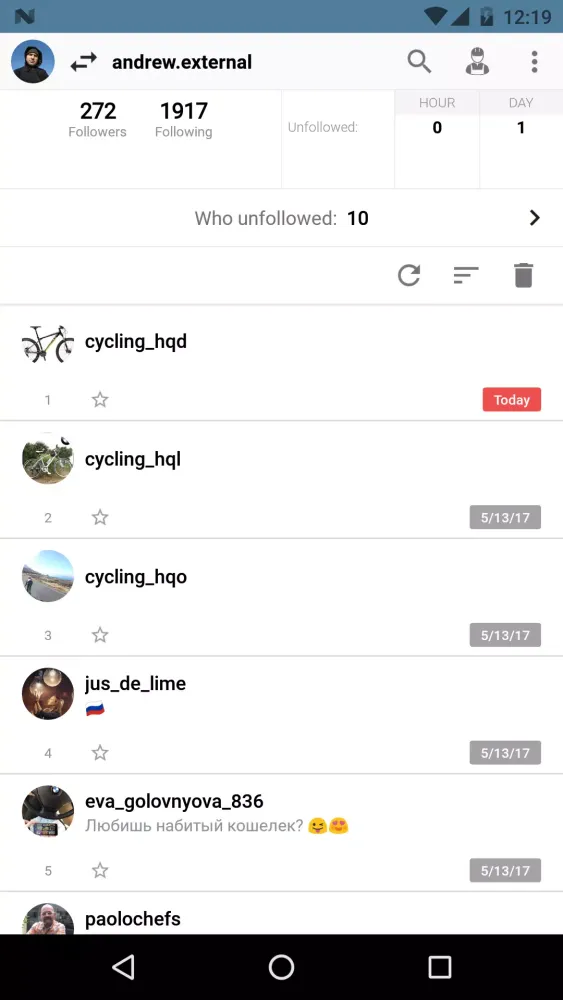 Followers Assistant Screenshots