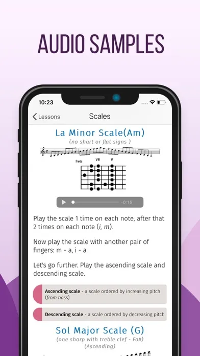 Zrzuty ekranu Guitar lessons for beginner
