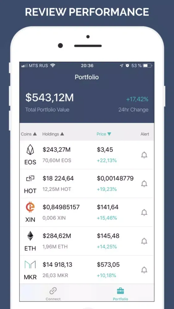 Crypto Box: Bitcoin Tracker Screenshots