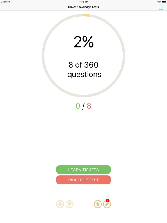 Zrzuty ekranu Australian Driver Knowledge Test Class C CAR Free iPad 