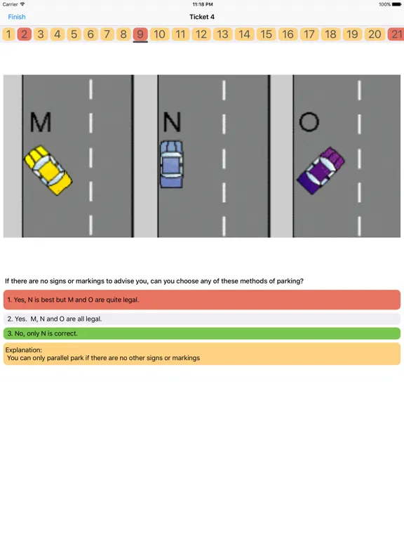 Zrzuty ekranu Australian Driver Knowledge Test Class C CAR Free iPad 