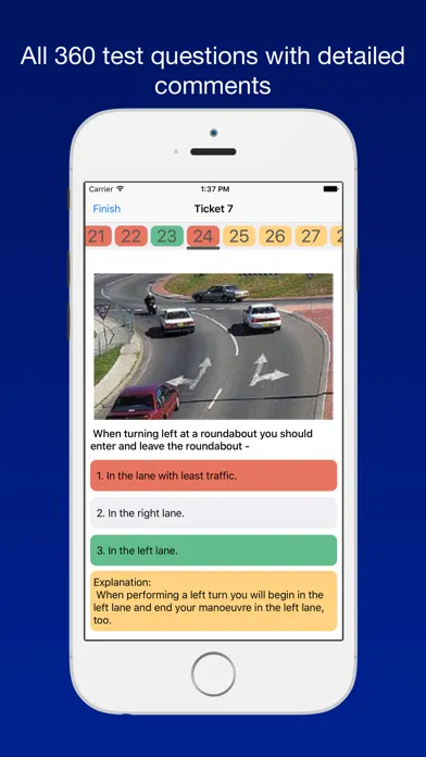 Zrzuty ekranu Australian Driver Knowledge Test Class C CAR Free
