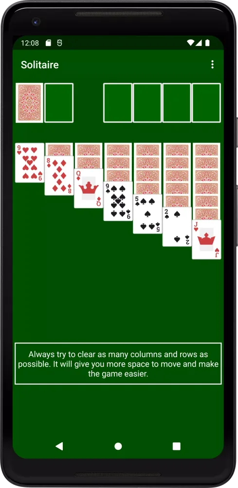 Solitaire with ChatGPT Tips Screenshots