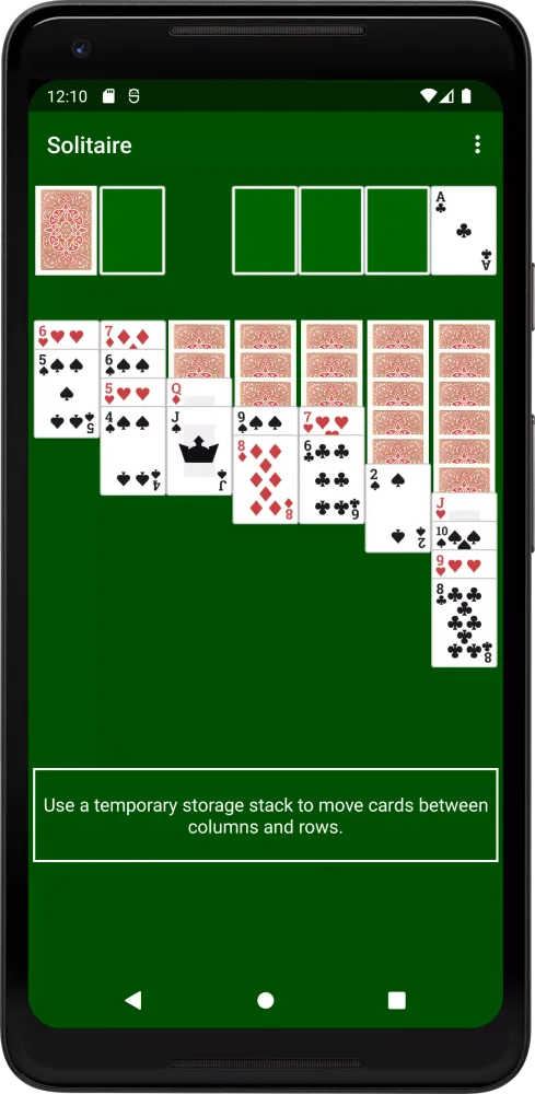 Solitaire with ChatGPT Tips Screenshots