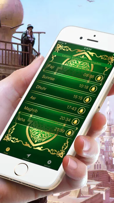 Muslim Prayer Adhan Times سکرین شاٹس