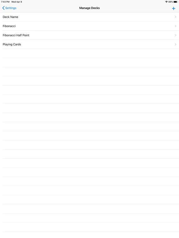 Planning Cards iPad 應用截圖