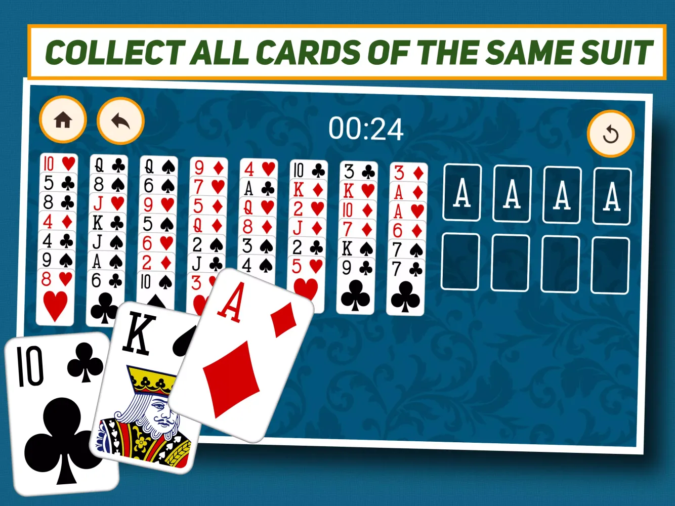 Capturas de pantalla de FreeCell