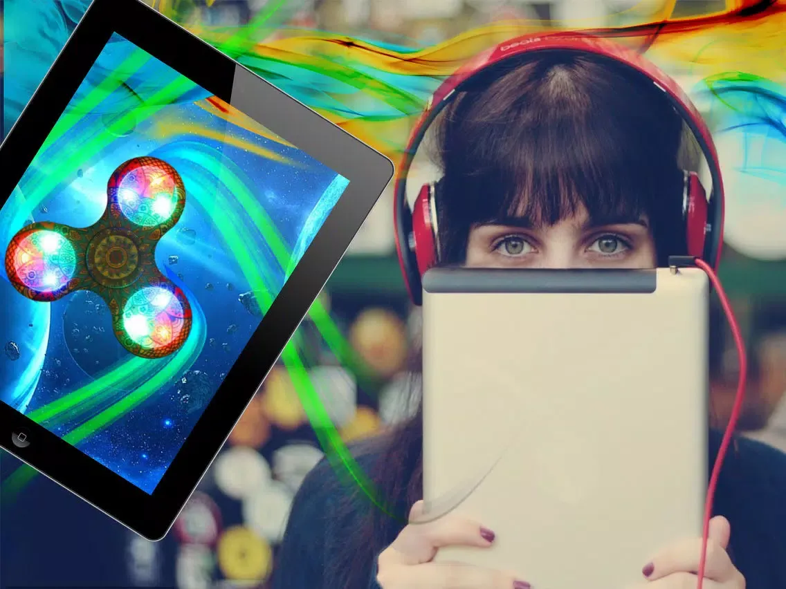 Spinner Neon Simulator iPad  スクリーンショット