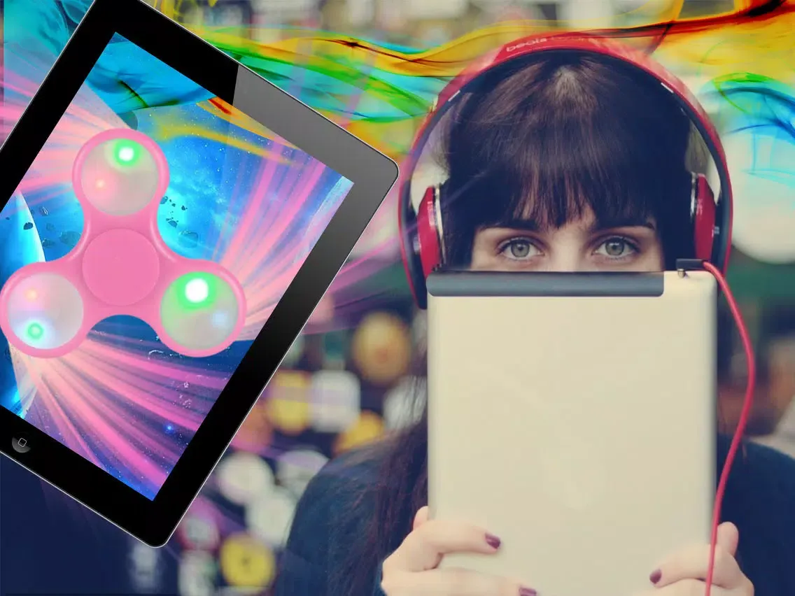 Spinner Neon Simulator iPad  スクリーンショット