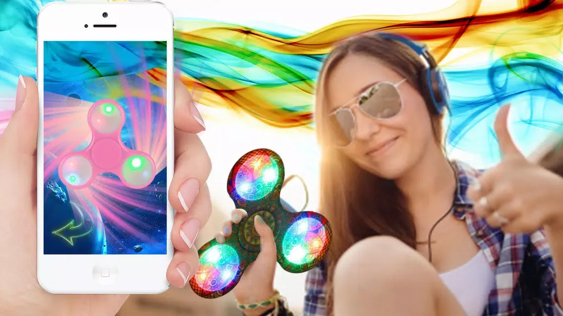 Spinner Neon Simulator スクリーンショット