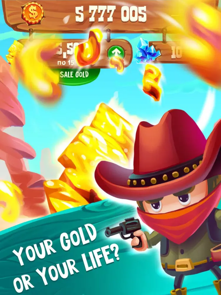Gold Digger - the best clicker iPad  سکرین شاٹس