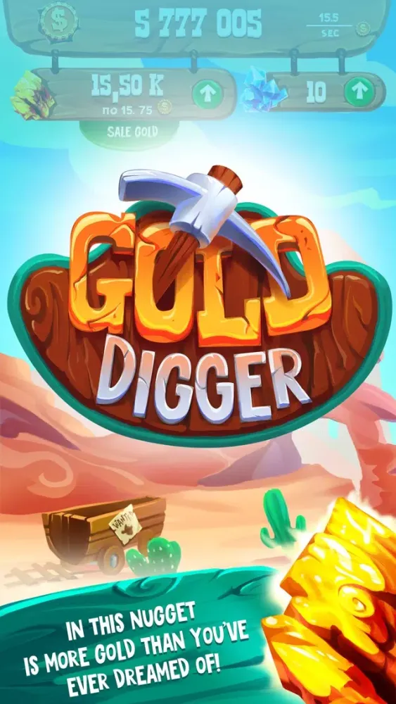 Gold Digger - the best clicker سکرین شاٹس