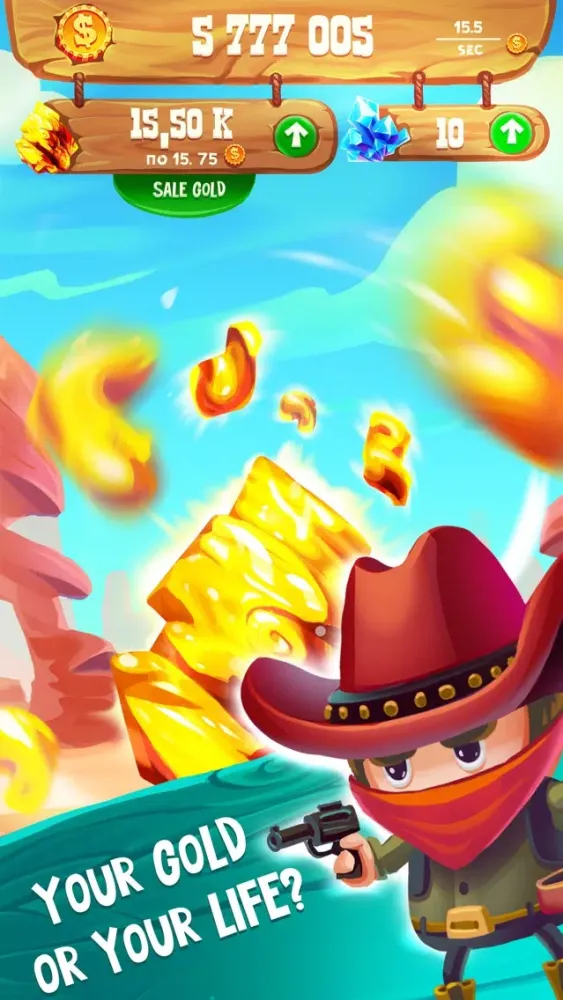 Gold Digger - the best clicker سکرین شاٹس