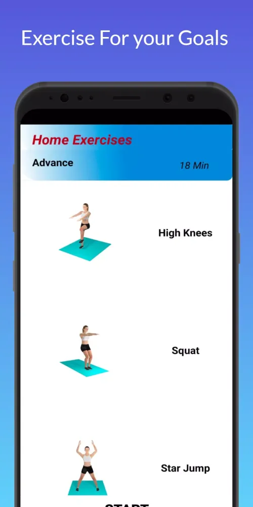 Zrzuty ekranu Home Exercise: for Men & Women