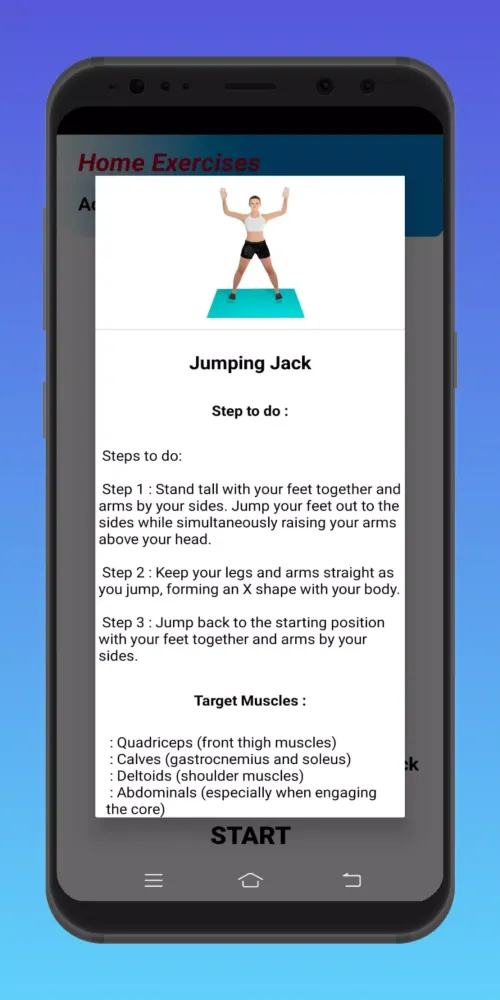 Zrzuty ekranu Home Exercise: for Men & Women