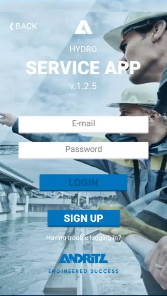 Capturas de pantalla de ANDRITZ HYDRO Service App