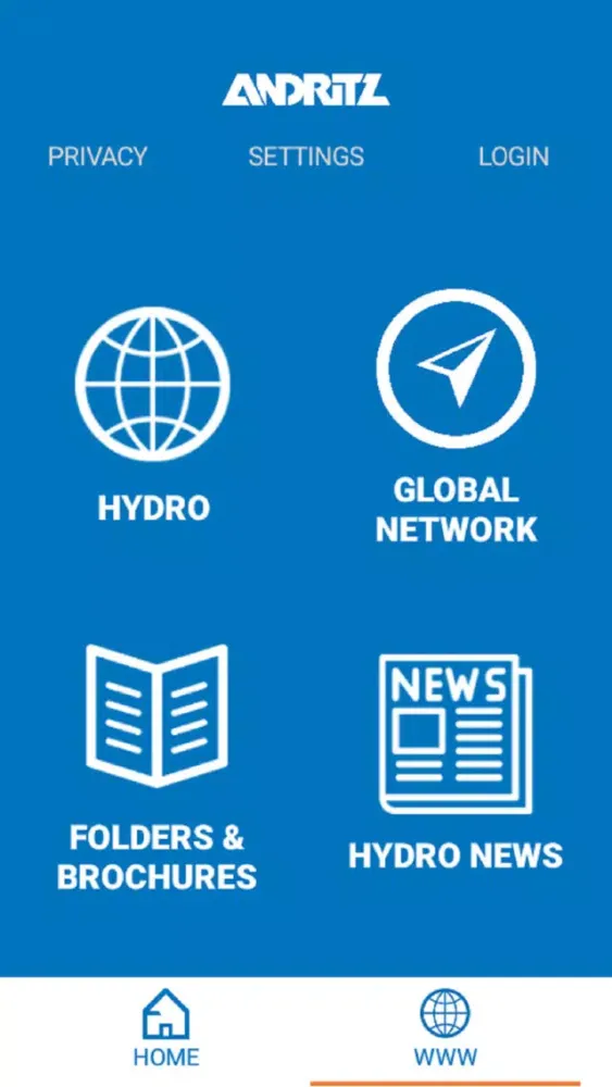 Capturas de pantalla de ANDRITZ HYDRO Service App