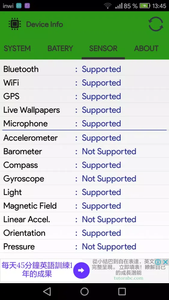 CPU Alpha (Device info) Screenshots