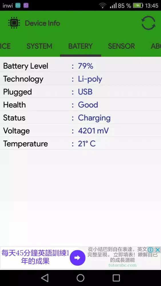 CPU Alpha (Device info) Screenshots