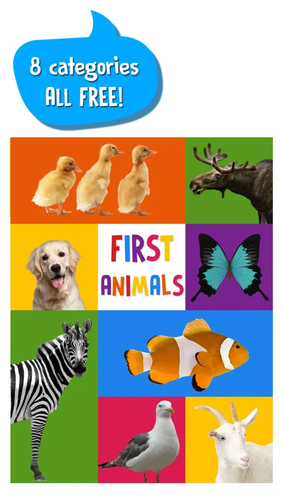 First Words for Baby: Animals स्क्रीनशॉट