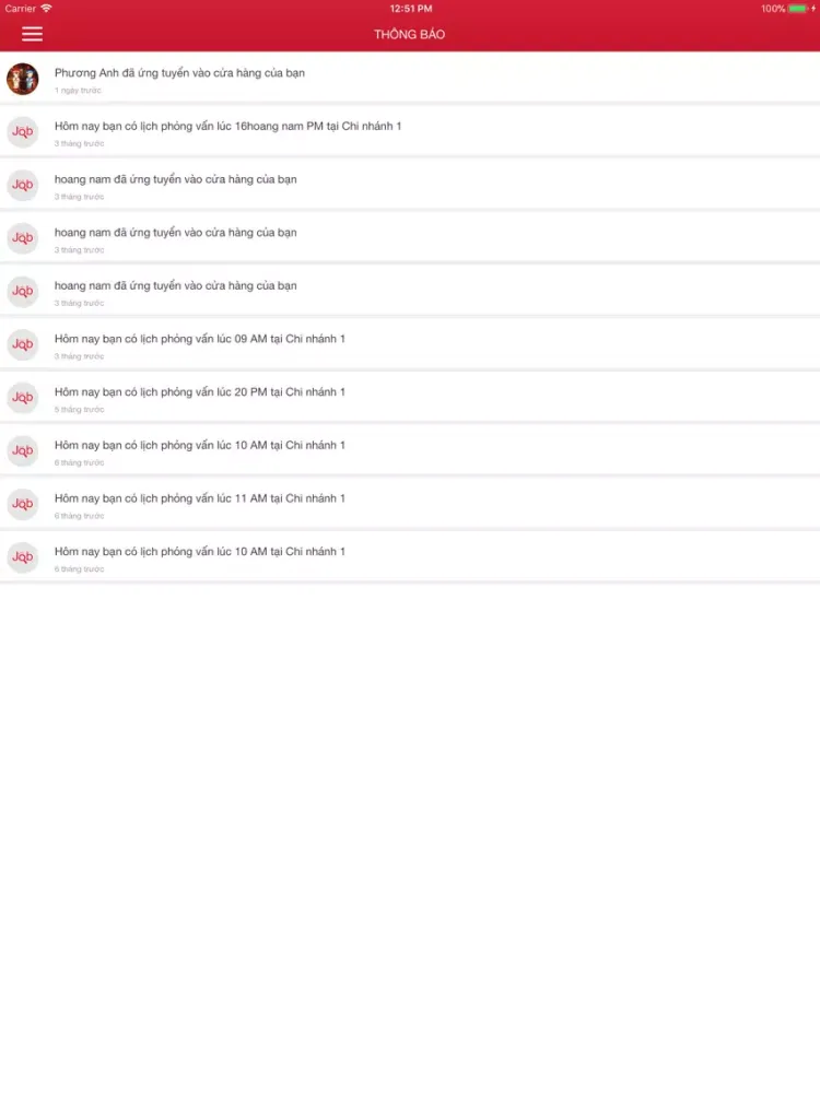 Скриншоты EasyJob - Tuyển Dụng Nhanh iPad 