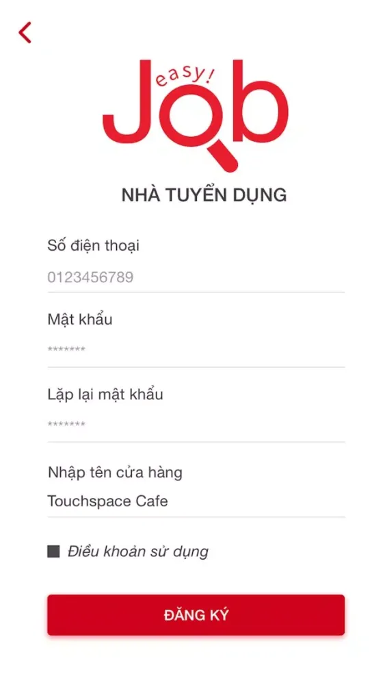 Скриншоты EasyJob - Tuyển Dụng Nhanh