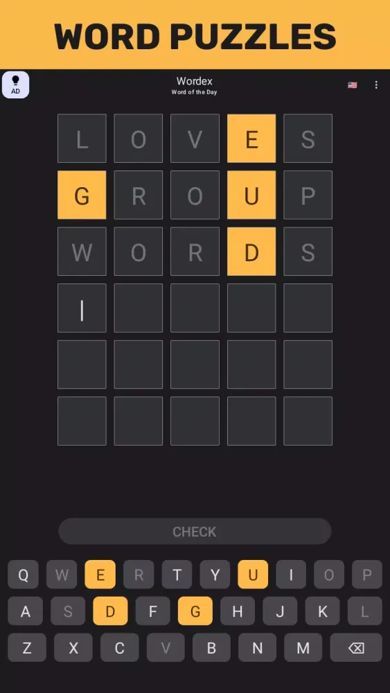 Wordy Screenshots