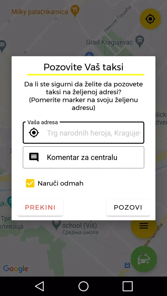 Gala Taxi Jagodina Screenshots