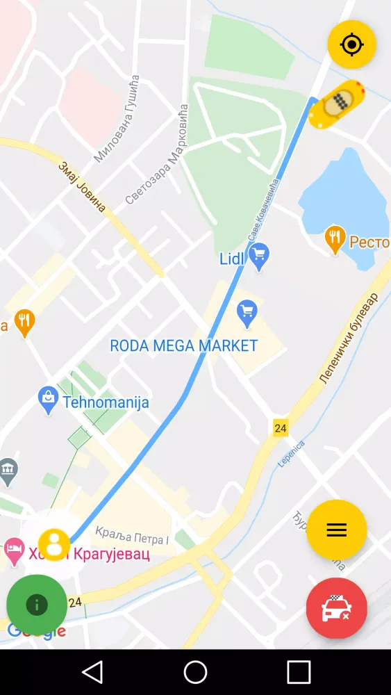 Gala Taxi Jagodina Screenshots
