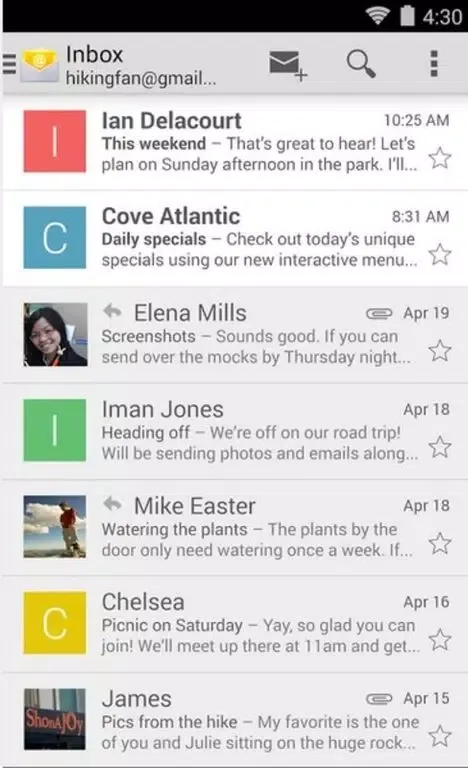 Email Ekran Görüntüleri