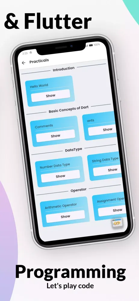 Learn Flutter and Dart Screenshots