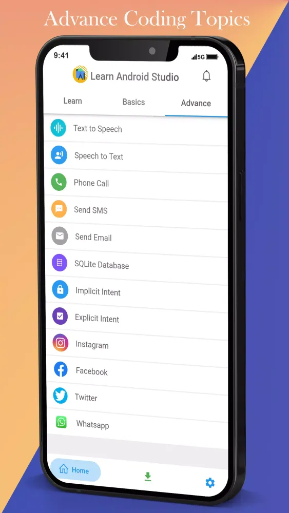 Learn Android Studio Coding Screenshots