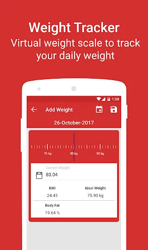 BMI Calculator Weight Tracker Screenshots