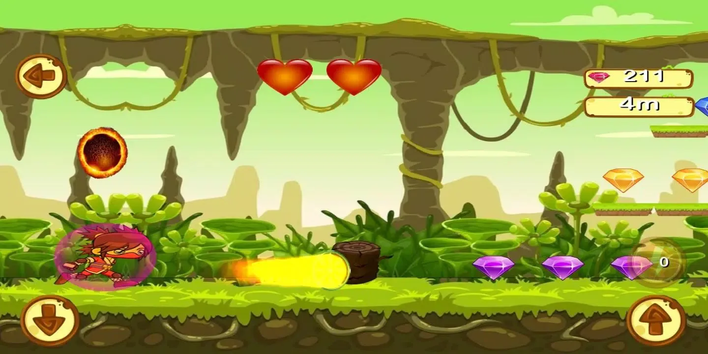 Tangkapan skrin Ninja Jungle