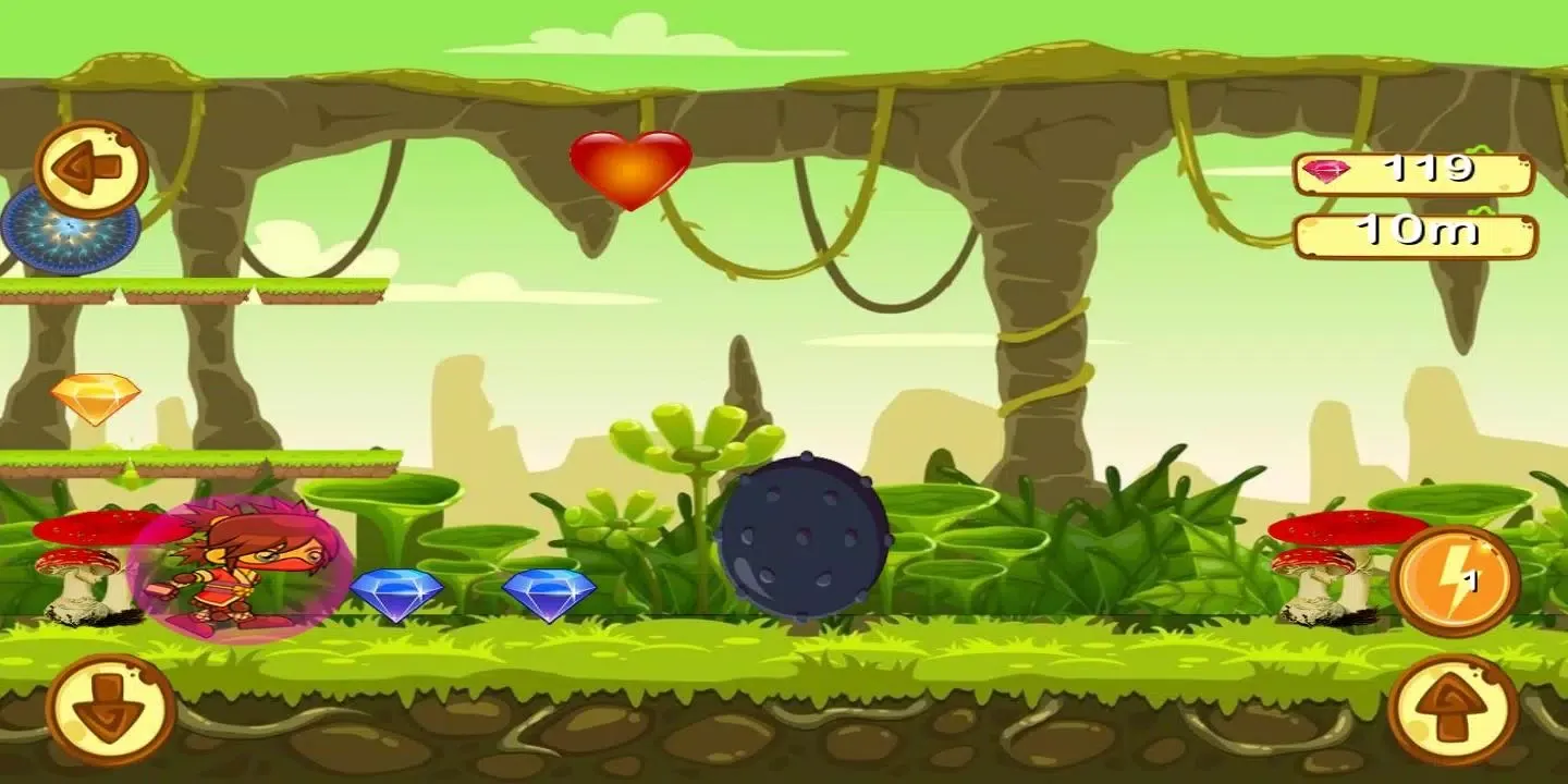 Tangkapan skrin Ninja Jungle