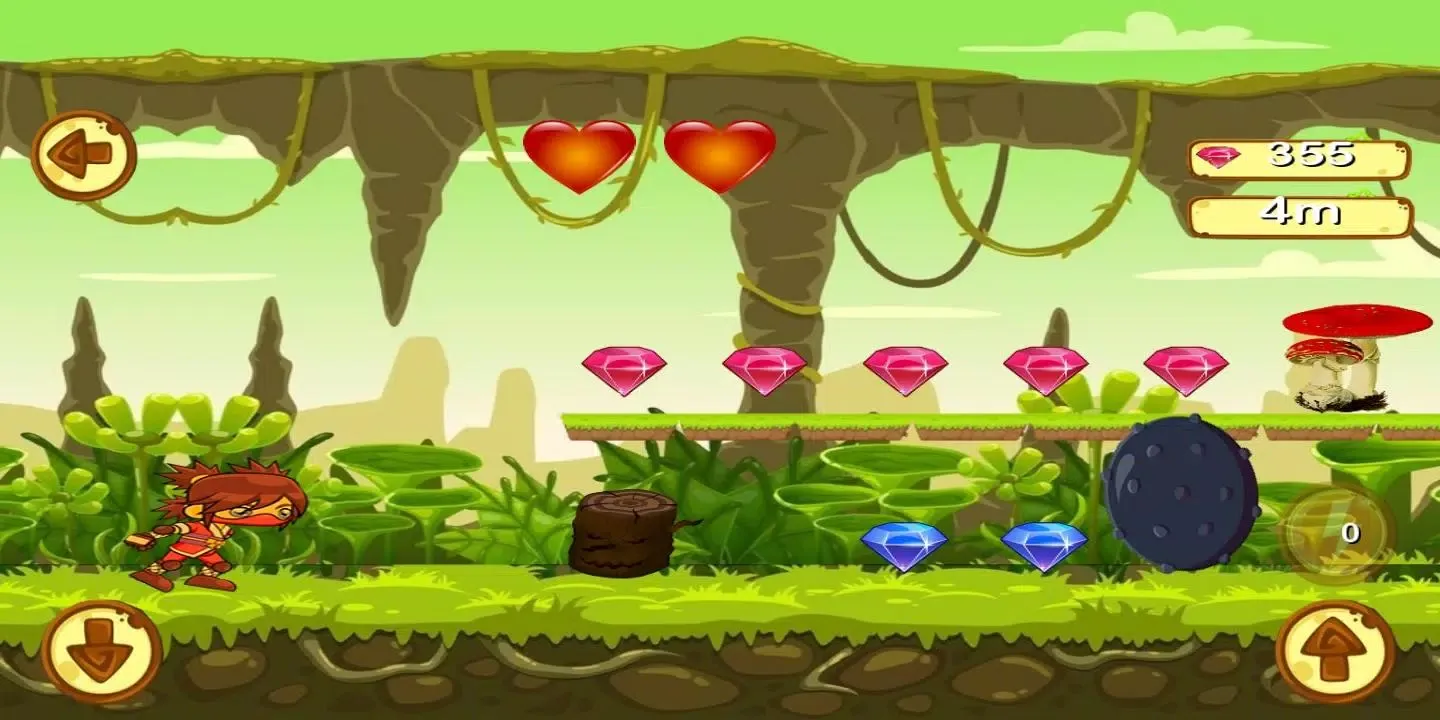 Tangkapan skrin Ninja Jungle