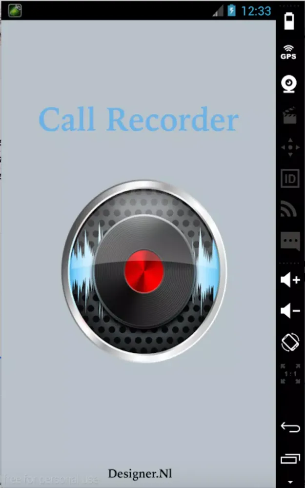 Capturas de tela do Automatic Call Recorder