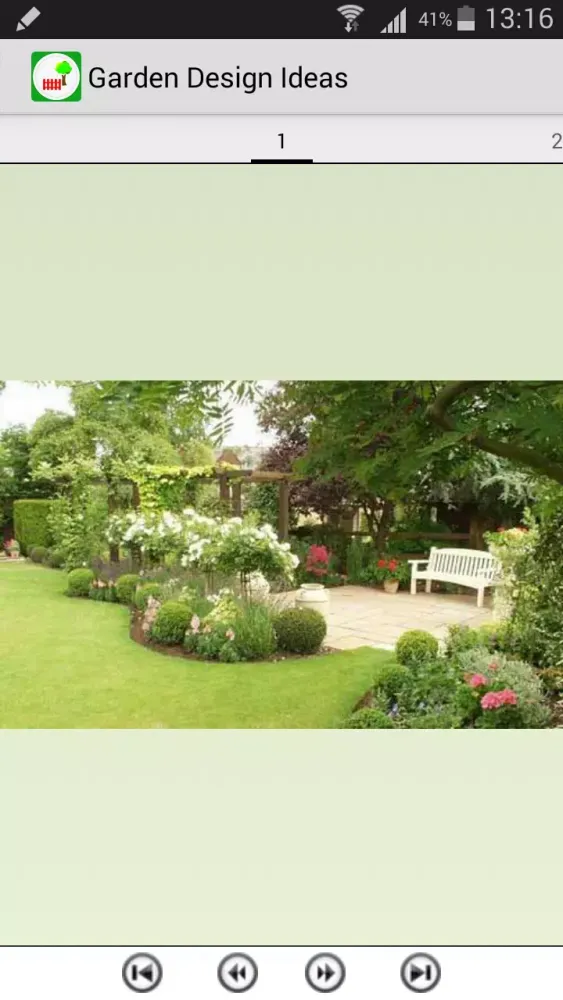 Capturas de tela do Garden Design Ideas