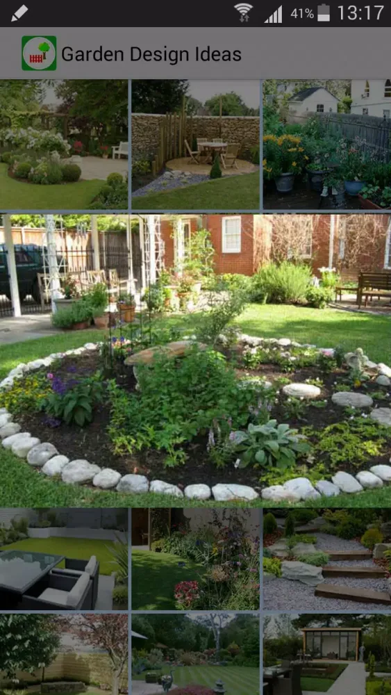 Capturas de tela do Garden Design Ideas